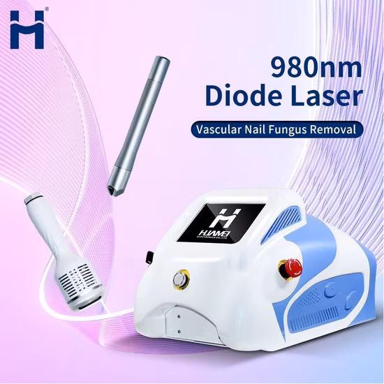 Neuester professioneller Hochleistungs-LCE-Hammer 980 Nm Diodenlaser-Physiotherapie-Behandlung RBS Besenreiser-Gefäßentfernungsmaschine Schönheitssalonausrüstung